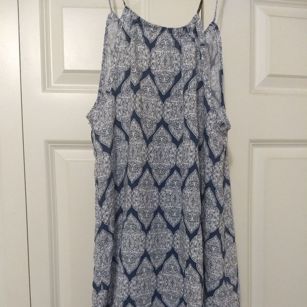 MILLIBON USA Boho Chic Dual-Print Dress